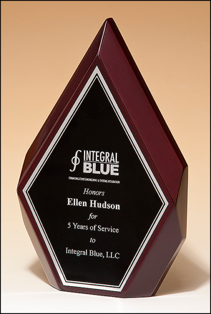 Specialty Trophy Line High Gloss, Freestanding Rosewood Diamonds