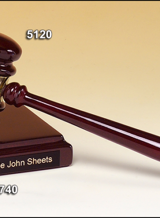 Gavel Plaques Individually gift boxed.