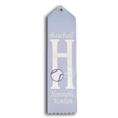honorable mention baseball ribbon