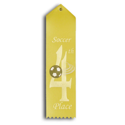 fourth place ribbon soccer
