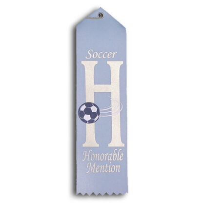 honorable mention ribbon soccer