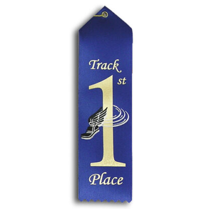 first place track and field ribbon