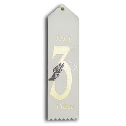 third place track and field ribbon