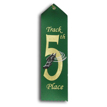 fifth place track and field ribbon