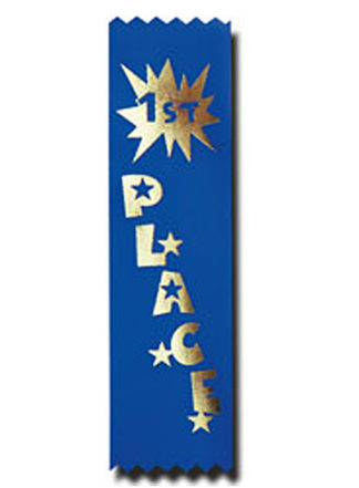 first place recognition ribbon