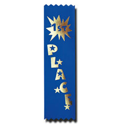 first place recognition ribbon
