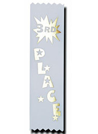 third place recognition ribbon