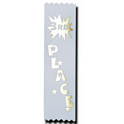 third place recognition ribbon