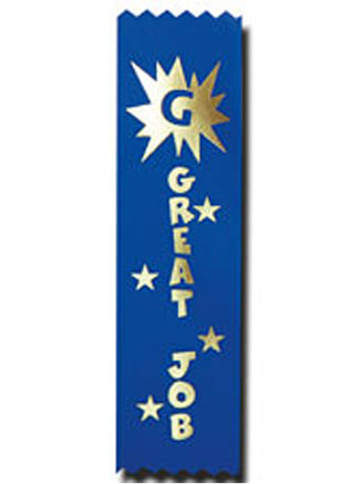 great job recognition ribbon