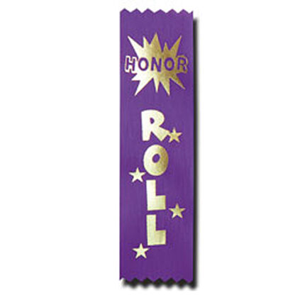honor roll recognition ribbon