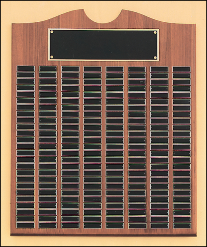 Perpetual/Annual Plaques Black brass plate(s).